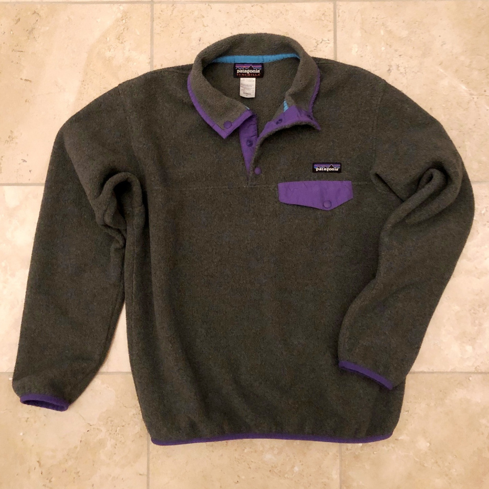 Patagonia Synchilla Fleece LS Pullover Gray Small